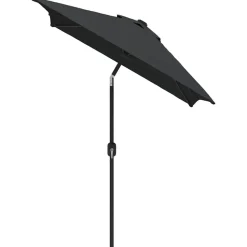 vidaXL Parasol met metalen paal 300x200 cm antraciet