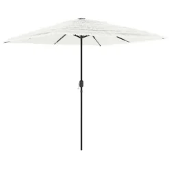 vidaXL Parasol met stalen paal 248x248x248 cm wit