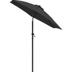 vidaXL Parasol 200x224 cm aluminium antraciet