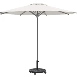 vidaXL Parasolvoet Art Deco Zwart Ø 45 x 39,5 cm IJzer