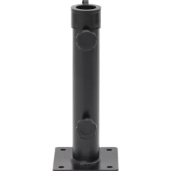 vidaXL Parasolvoet voor Ø38/48 mm stok staal matzwart