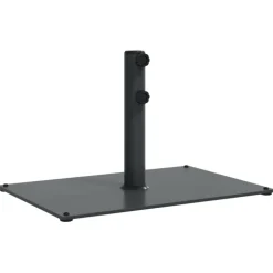 vidaXL Parasolvoet voor stokken van Ø32/38/48 mm 15 kg rechthoekig