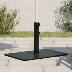 vidaXL Parasolvoet voor stokken van Ø32/38/48 mm 15 kg rechthoekig