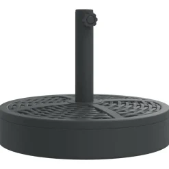 vidaXL Parasolvoet voor stokken van Ø38 / 48 mm 25 kg rond