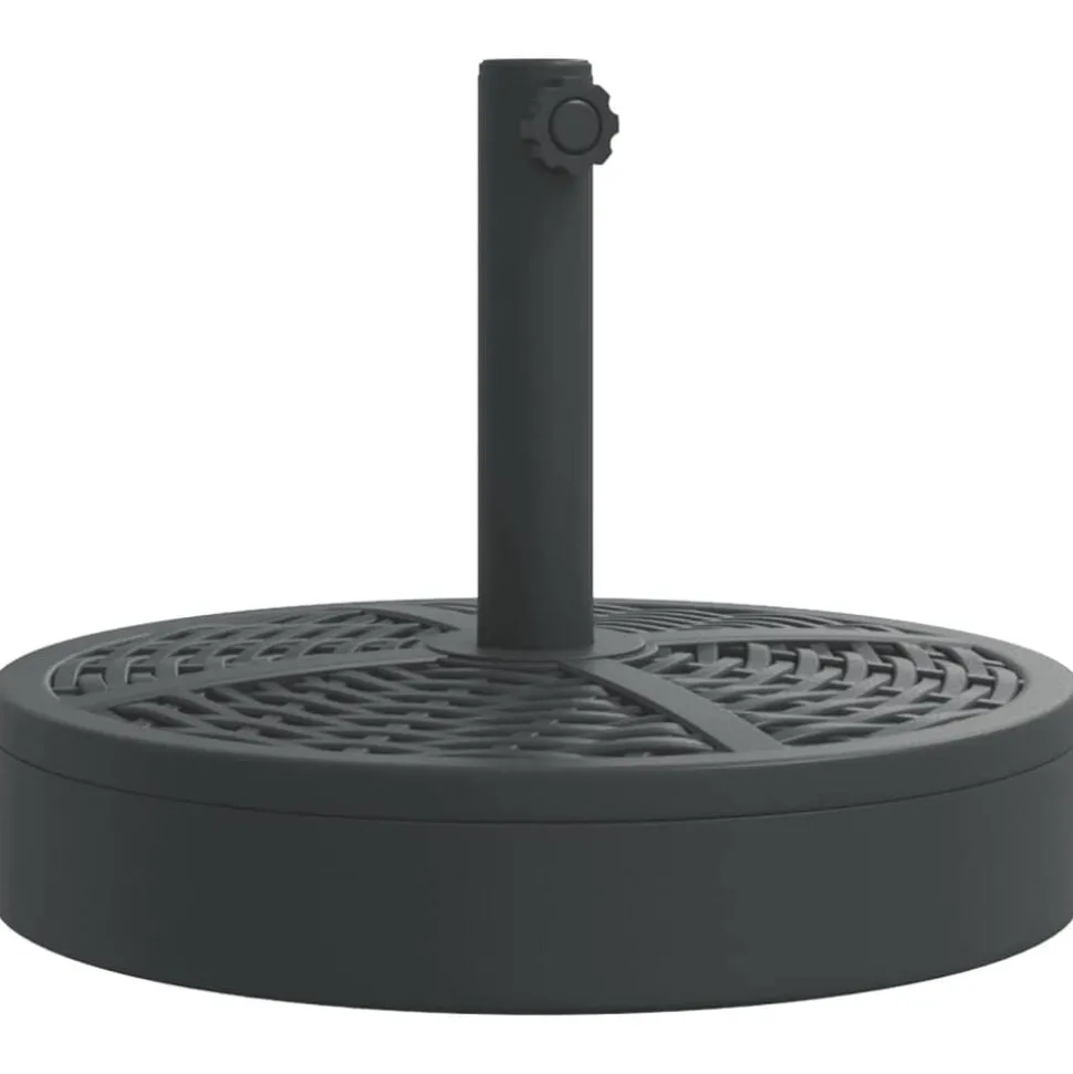 vidaXL Parasolvoet voor stokken van Ø38 / 48 mm 25 kg rond