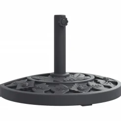 vidaXL Parasolvoet voor stok van Ø38 / 48 mm 9 kg halfrond