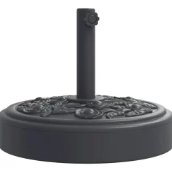 vidaXL Parasolvoet voor stokken van Ø38 / 48 mm 25 kg rond