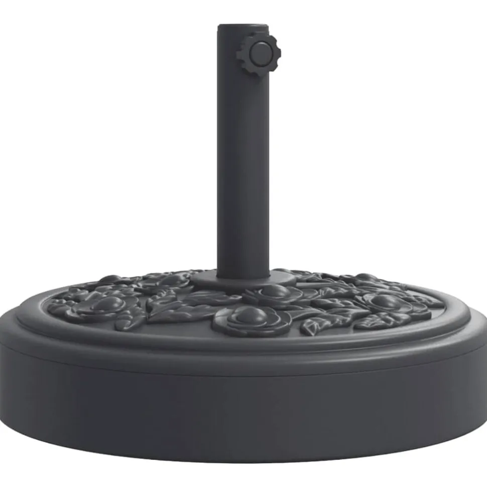 vidaXL Parasolvoet voor stokken van Ø38 / 48 mm 25 kg rond