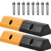 vidaXL Parkeerblokken 49x15x9 cm rubber 2 st