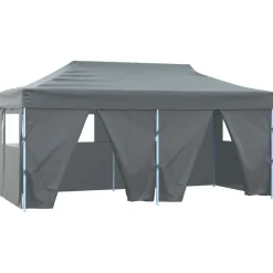 vidaXL Partytent Antraciet 291 x 580 x 315 cm Oxford Stof