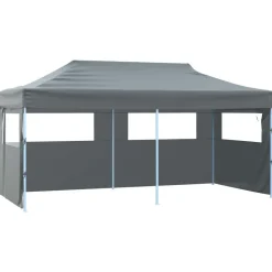 vidaXL Partytent Antraciet 291 x 580 x 315 cm Oxford Stof