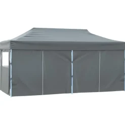 vidaXL Partytent Antraciet 291 x 580 x 315 cm Oxford Stof
