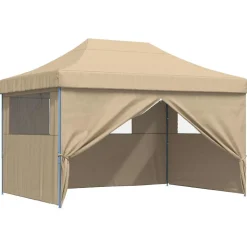 vidaXL Partytent Beige 279 x 410 x 315 cm Oxford Stof