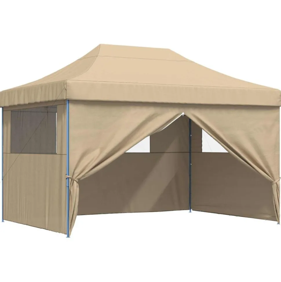 vidaXL Partytent Beige 279 x 410 x 315 cm Oxford Stof