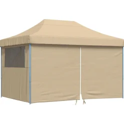 vidaXL Partytent Beige 279 x 410 x 315 cm Oxford Stof