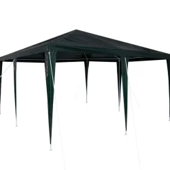 vidaXL Partytent Groen 400 x 400 x 266 cm Polyethyleen en Staal
