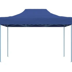 vidaXL Partytent inklapbaar 3x4 m staal blauw