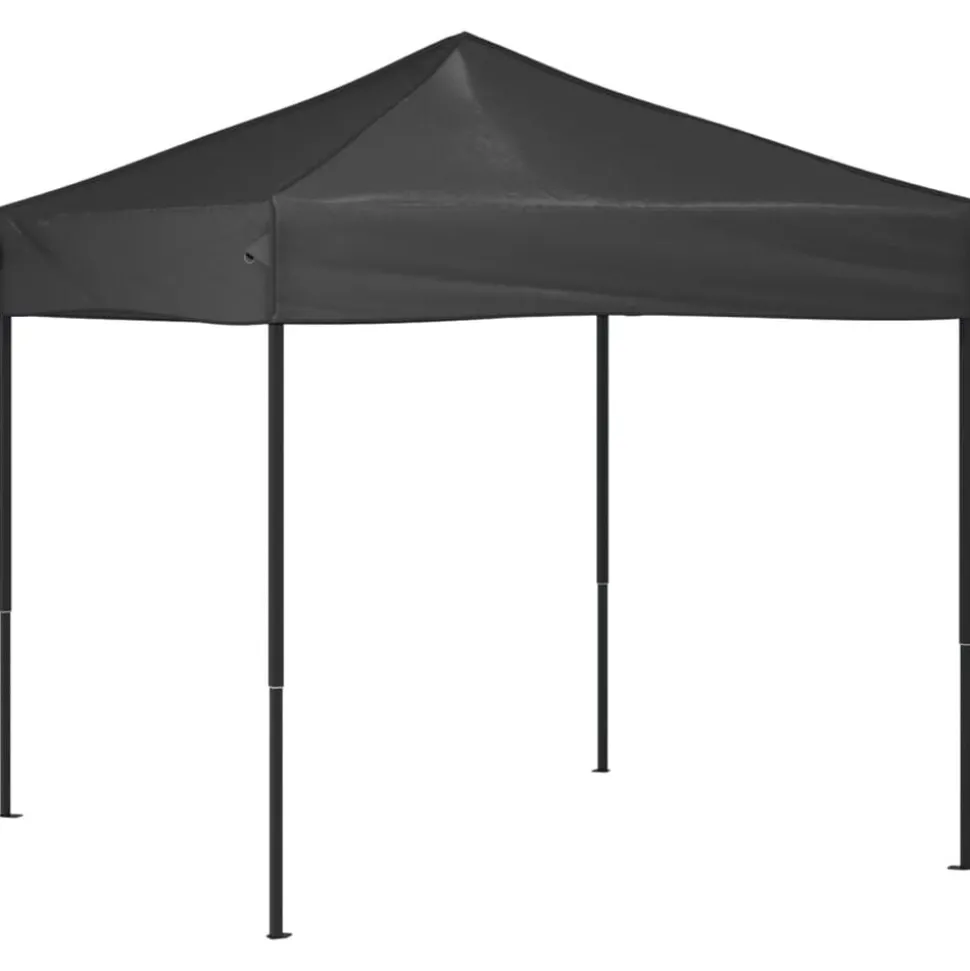 vidaXL Partytent inklapbaar 2x2 m antracietkleurig