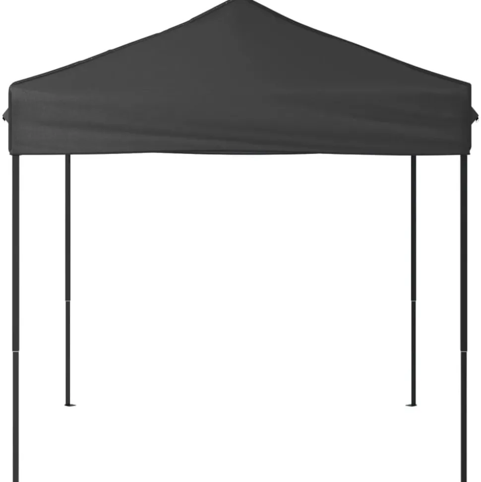 vidaXL Partytent inklapbaar 2x2 m antracietkleurig