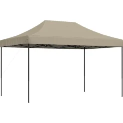 vidaXL Partytent inklapbaar pop-up 440x292x315 cm taupe