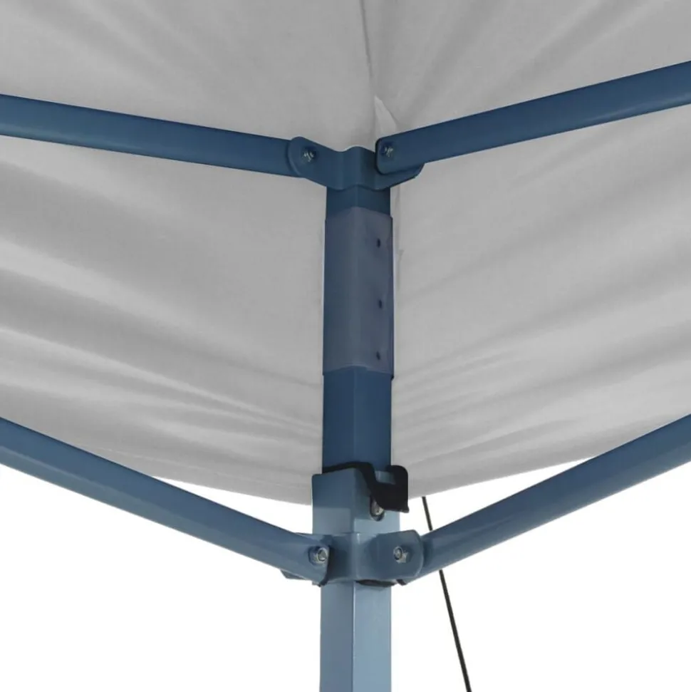 vidaXL Partytent inklapbaar 3x6 m staal wit