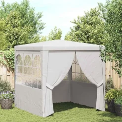 vidaXL Partytent met zijwanden professioneel 90 g/m² 2x2 m wit