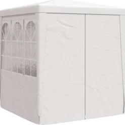 vidaXL Partytent met zijwanden professioneel 90 g/m² 2x2 m wit