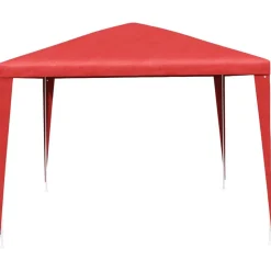 vidaXL Partytent Rood 400 x 300 x 255 cm PE en staal