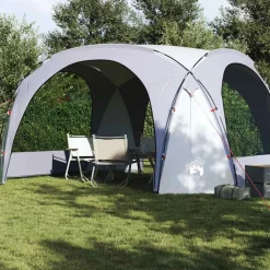 vidaXL Partytent waterdicht wit en grijs