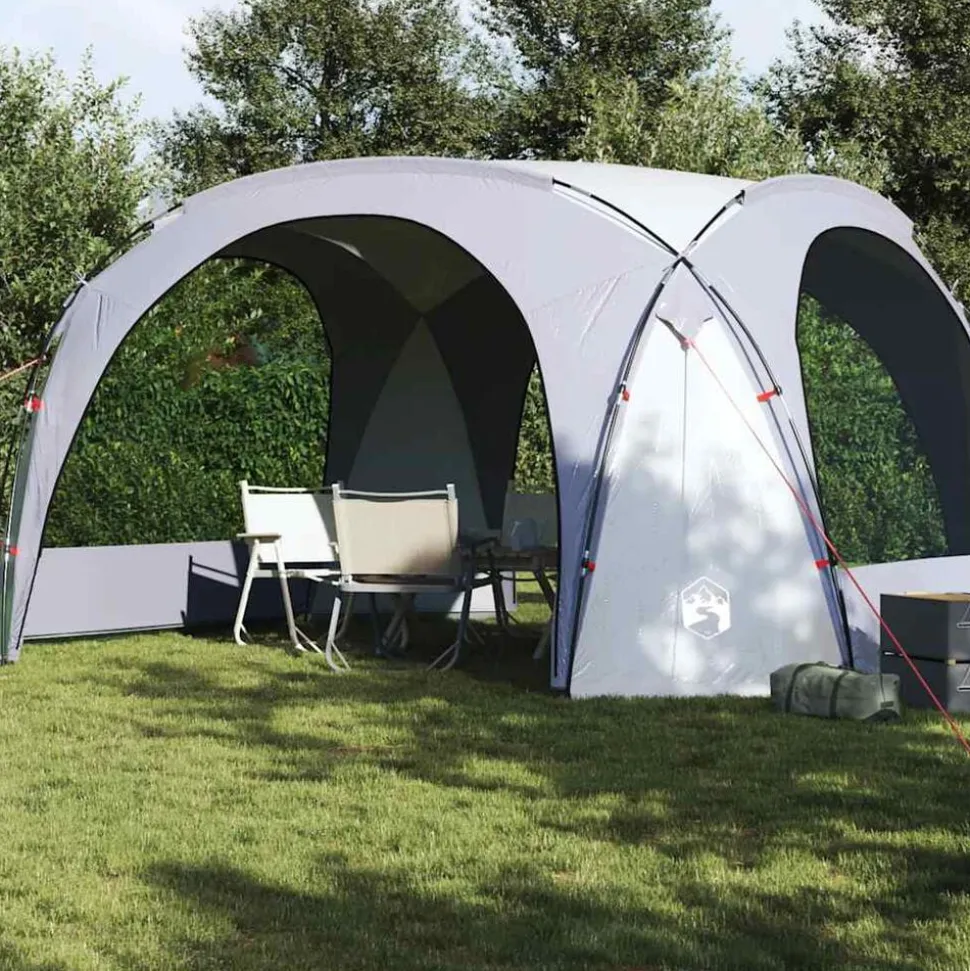 vidaXL Partytent waterdicht wit en grijs
