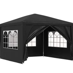 vidaXL Partytent 3x3 m antracietkleurig