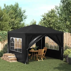 vidaXL Partytent 3x3 m antracietkleurig