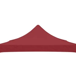 vidaXL Partytentdak 270 g/m² 3x3 m bordeauxrood