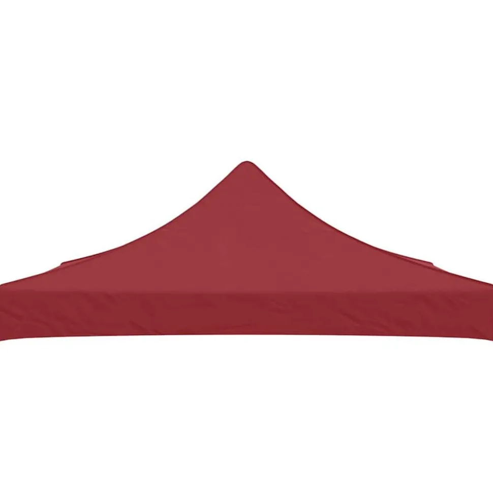 vidaXL Partytentdak 270 g/m² 3x3 m bordeauxrood