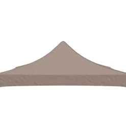 vidaXL Partytentdak 270 g/m² 3x3 m taupe