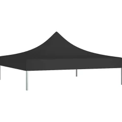 vidaXL Partytentdak 270 g/m² 3x3 m zwart