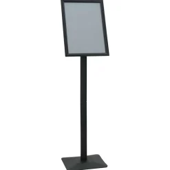 vidaXL Pedestal Posterstand Zilver a3 Gietijzer