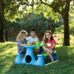 vidaXL Picknickbank voor kinderen 89,5x84,5x48 cm polypropeen
