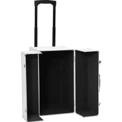 vidaXL Pilotentrolley 47x39x27 cm aluminium zilverkleurig