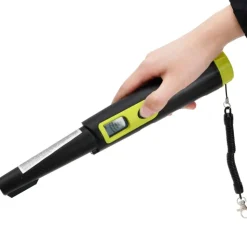 vidaXL Pinpointer metaaldetector met LCD-scherm zwart en geel