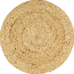 vidaXL Placemats 4 st rond 38 cm jute natuurlijk