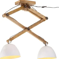 vidaXL Plafondlamp 25 W E27 29x18x85 cm wit