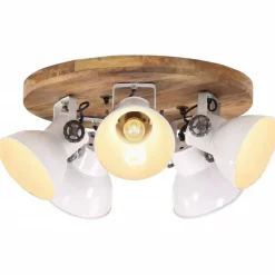 vidaXL Plafondlamp 25 W E27 50x50x25 cm wit