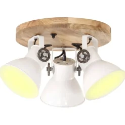 vidaXL Plafondlamp industrieel 25 W E27 42x27 cm wit