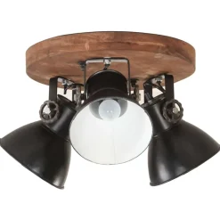 vidaXL Plafondlamp industrieel 25 W E27 42x27 cm zwart