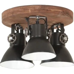 vidaXL Plafondlamp industrieel 25 W E27 42x27 cm zwart