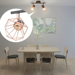 vidaXL Plafondlamp met 2 LED's 8 W