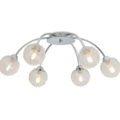 vidaXL Plafondlamp met 6 LED-lampen G9 240 W