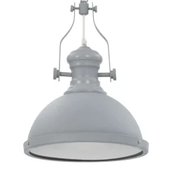 vidaXL Plafondlamp rond E27 grijs