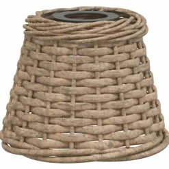 vidaXL Plafondlampenkap Ø15x12 cm wicker bruin